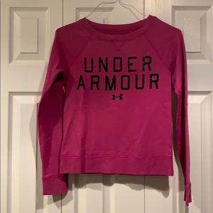 Under Armour pink sweatshirt